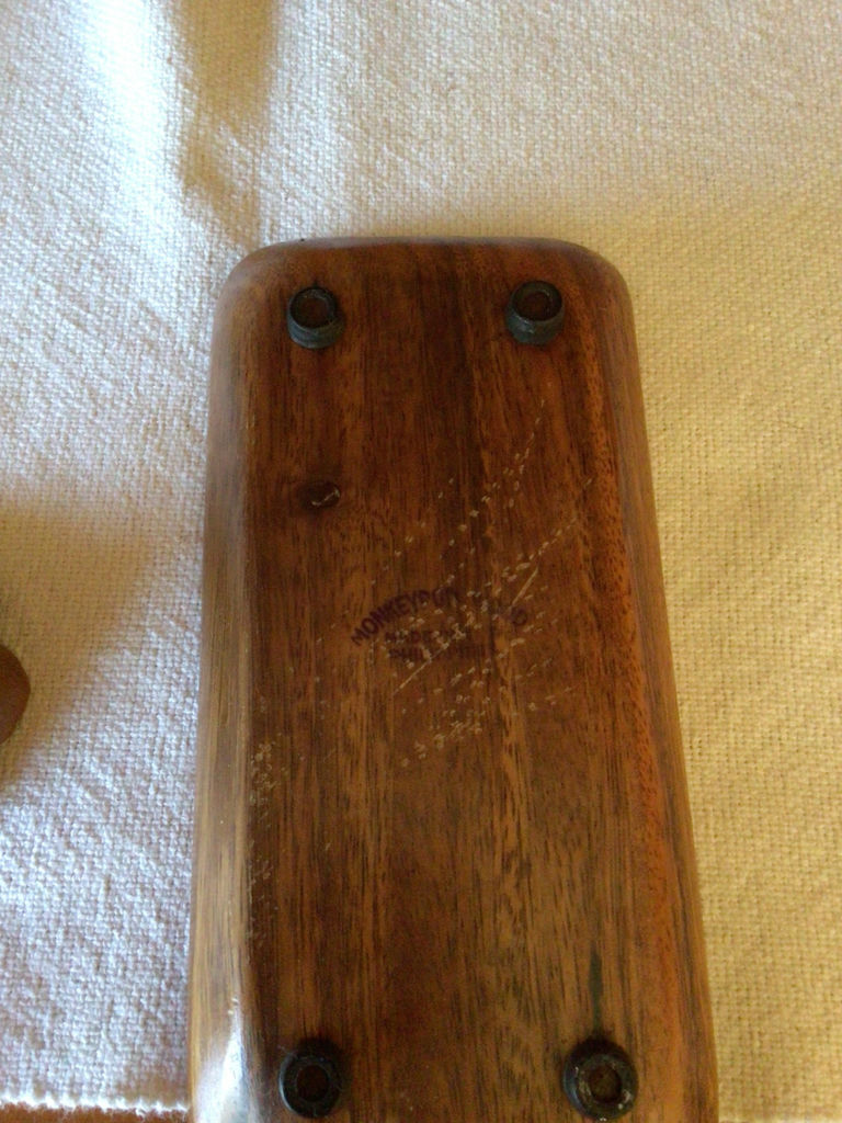 Carved Monkeypod Pineapple Sculpture with Wooden Tray - image 3 of 3