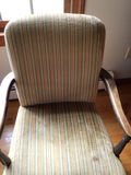 Striped Upholstered Armchair - thumbnail 3 of 3