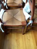 Wooden dining chairs with woven cane seats - thumbnail 6 of 6