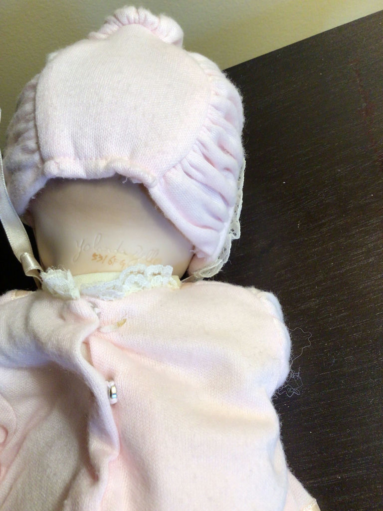 Two vintage cloth dolls in pink outfits - image 5 of 5