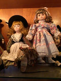 Handmade fabric rag dolls in vintage-style clothing - thumbnail 2 of 4