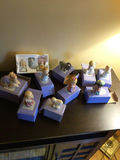 Nativity Collection Figurines on Blue Boxes - thumbnail 1 of 5