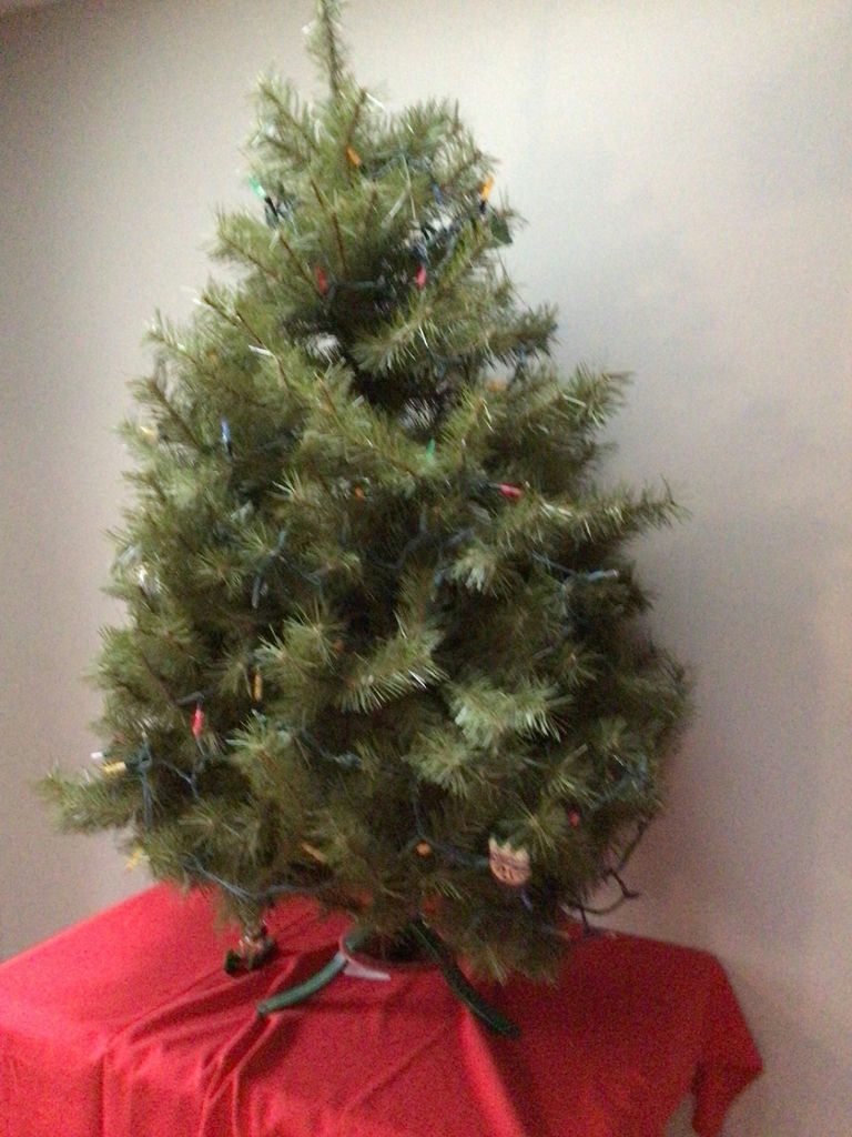 Artificial Christmas Tree with Lights - image 1 of 1