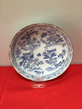 Blue and White Bird and Floral Plate - thumbnail 1 of 3