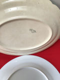 Set of four ceramic dinner plates with assorted patterns - thumbnail 3 of 3