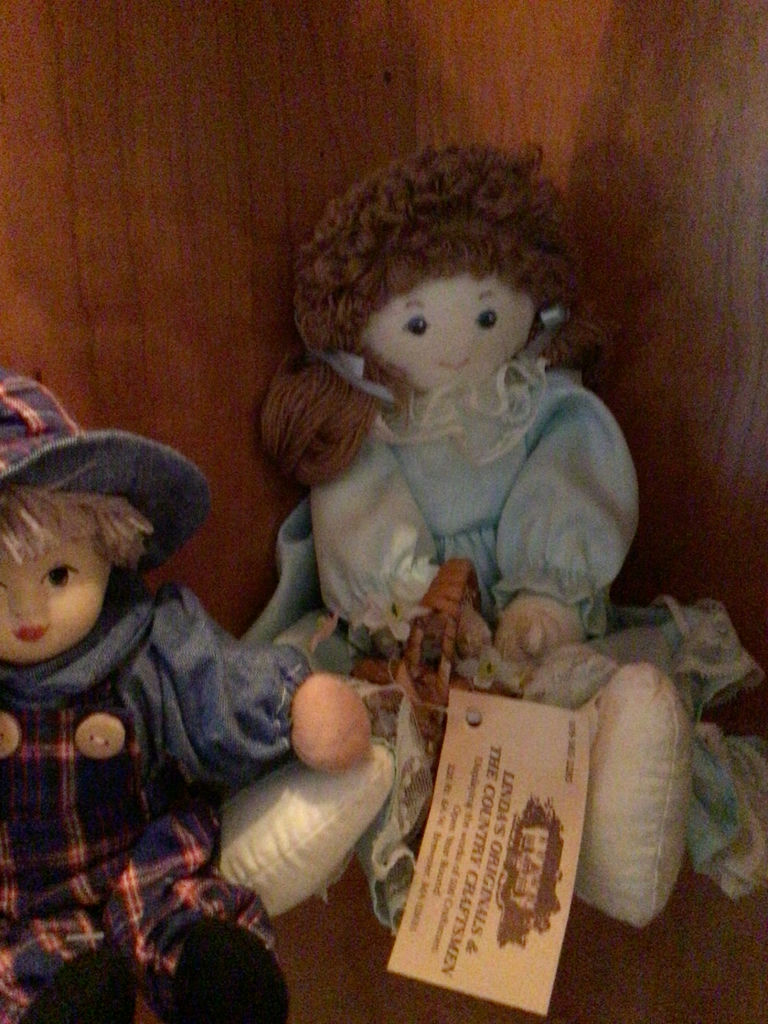 Collection of cloth dolls and fabric accessories - image 5 of 5