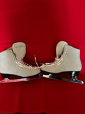 Size 7 White Figure Skates - thumbnail 1 of 2