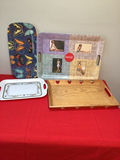 Assorted decorative serving trays - thumbnail 1 of 5