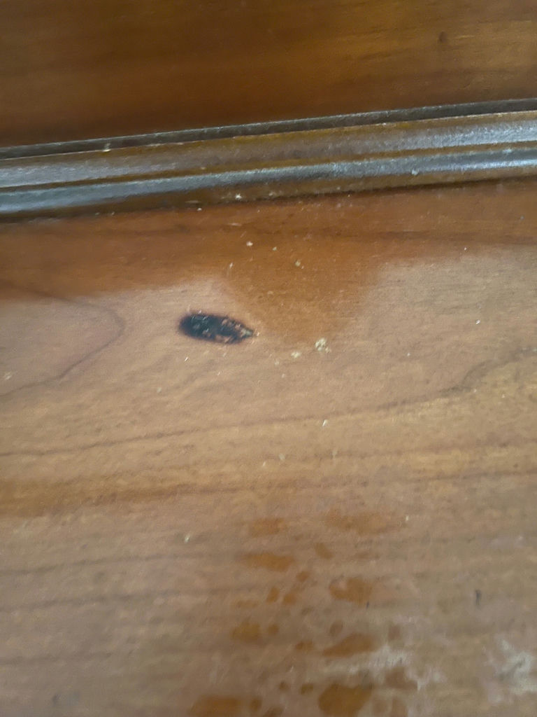 Vintage Six-drawer dresser with mirror- see description - image 3 of 5