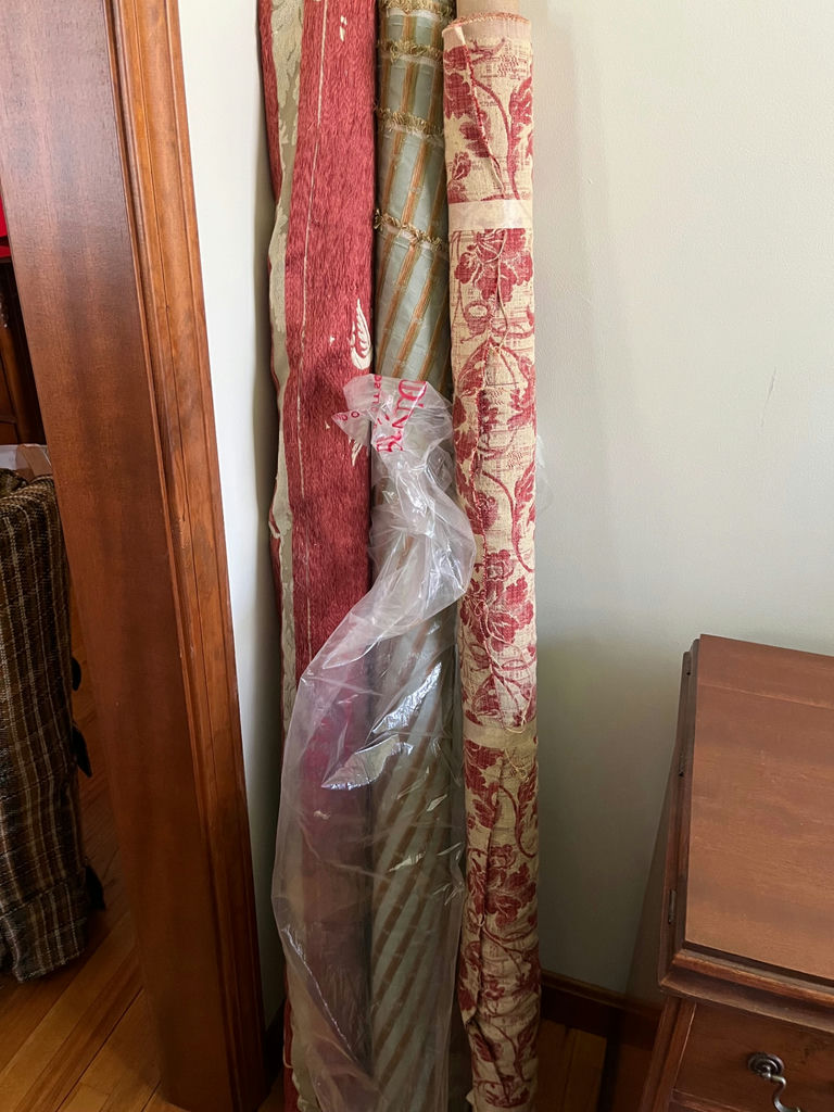 3 bolts of upholstery fabrics - image 1 of 3