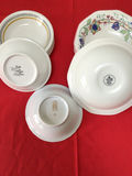 Assorted ceramic dinnerware set with floral and geometric patterns - thumbnail 2 of 2