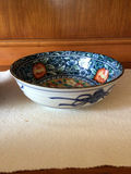 2 ceramic bowls with blue-and-white patterns and gray/black designs - thumbnail 4 of 6