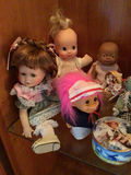 Vintage dolls and Shirley Temple music box tin - thumbnail 4 of 5