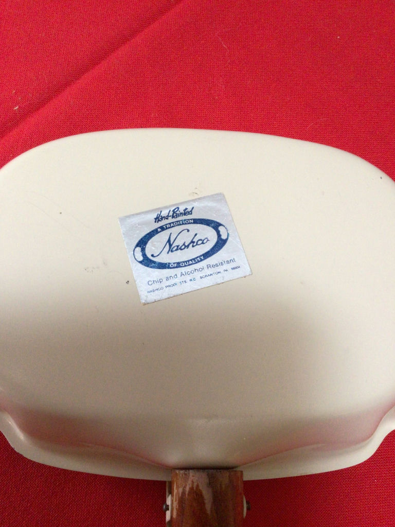 Nashco Hand-Painted Fruit Motif Enamel Pan with Wood Handle - image 3 of 3