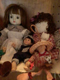 Collection of cloth dolls and fabric accessories - thumbnail 2 of 5