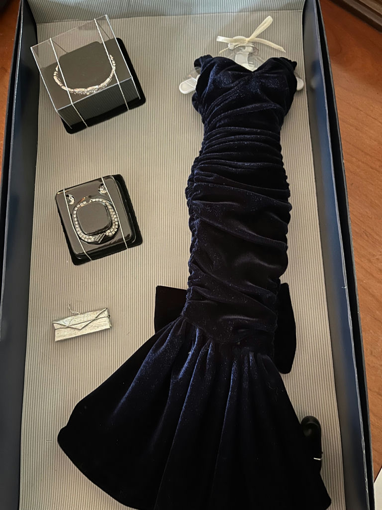 Princess Diana’s blue gown and accessories - image 1 of 1