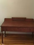 Antique Oak Writing Desk - thumbnail 2 of 5