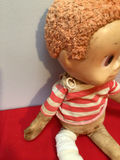 Matty Mattel doll Vintage stuffed doll in red and white striped shirt - thumbnail 2 of 5
