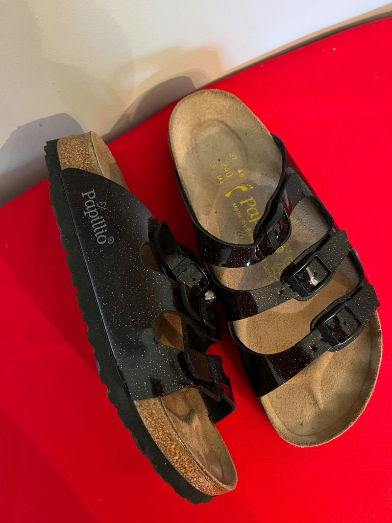 Black Papillio Birkenstock sandals size 37 - image 3 of 3