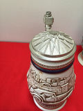Collection of decorative beer steins with pewter lids - thumbnail 7 of 7