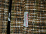Vintage Barcalounger reclining chair with plaid ottoman - thumbnail 3 of 3