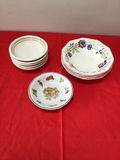 Assorted ceramic dinnerware set with floral and geometric patterns - thumbnail 1 of 2