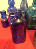 Cobalt blue glass bottles and vessels assortment - thumbnail 2 of 5