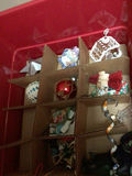 Assorted Christmas Ornaments in Storage Organizer - thumbnail 2 of 5