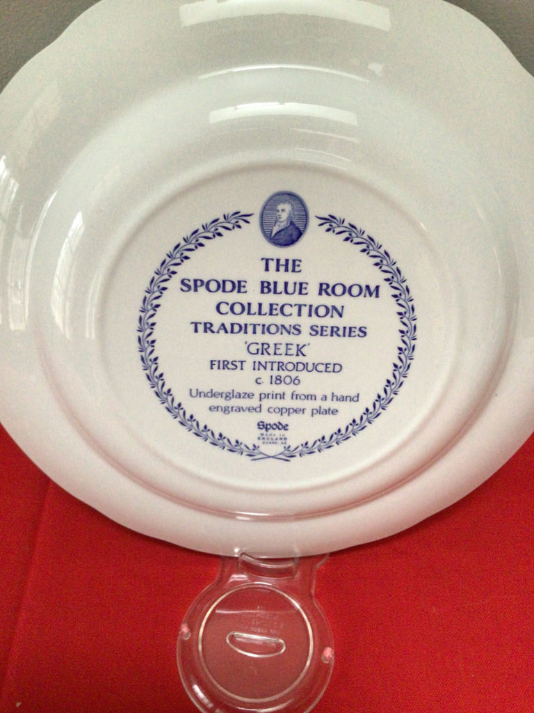 Spode Blue Room Greek Plate  - image 3 of 3