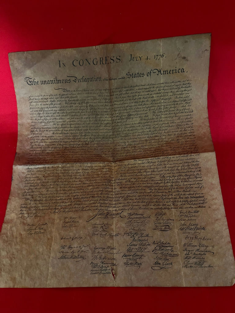 Declaration of Independence document, July 4, 1776 - image 1 of 1