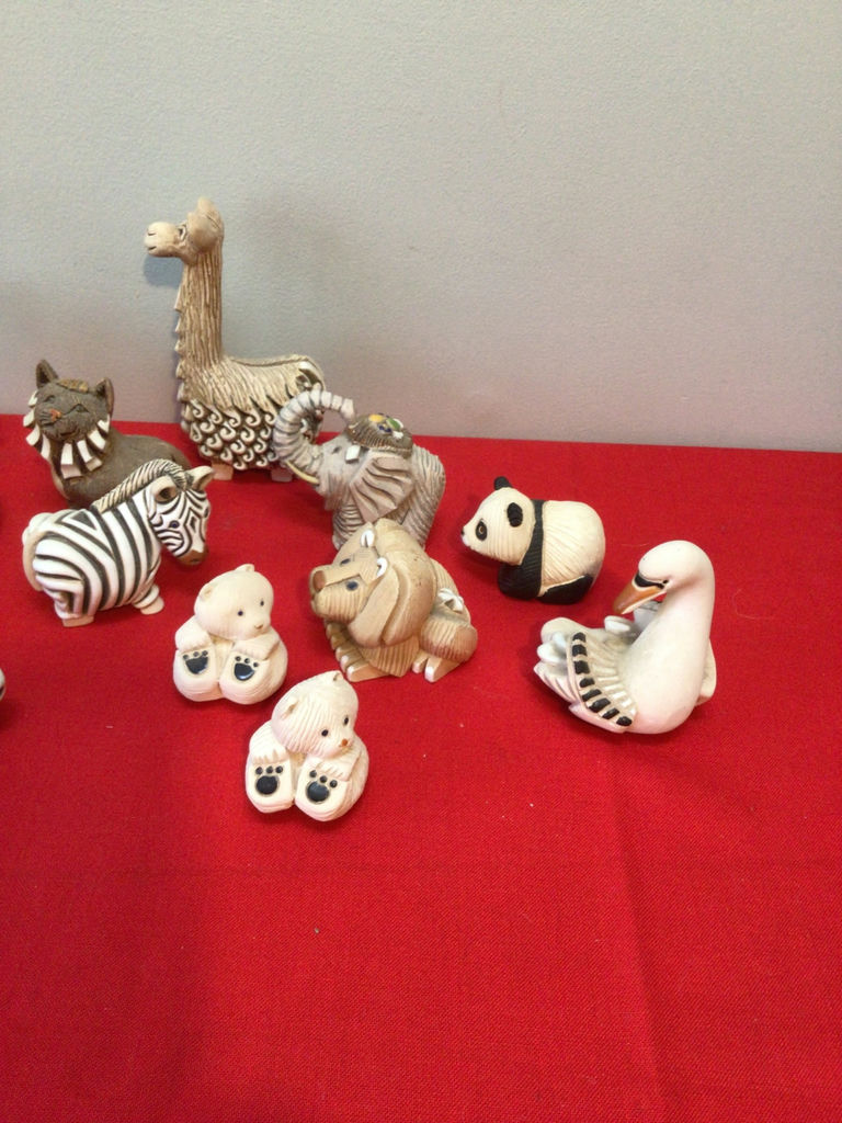 Set of Assorted Wooden Animal Figurines - image 2 of 4