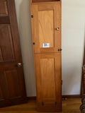 Tall wooden cabinet with ironing board 17 1/2x 14x78 - thumbnail 1 of 2