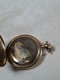 Small Antique Late 1890s Elgin Gold Tone Pocket Watch in Keystone Watch Case, Serial Number 6583036 - thumbnail 6 of 8