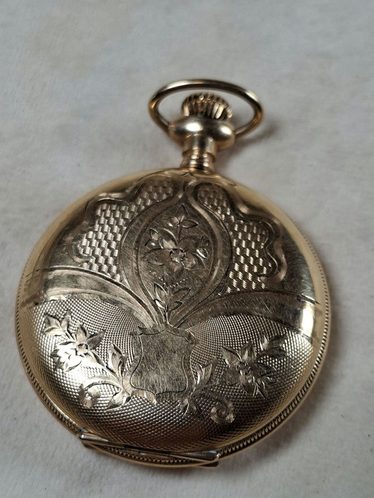 Antique Beautiful Regina F. Chinneck Napanee Pocket Watch, No 55490 - image 5 of 6