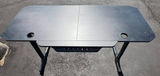 Awesome Gaming Desk, Black adjustable-height desk with cable holes, And Comes with Custom Sized Mouse Pad That Fits Whole Desk - thumbnail 3 of 5