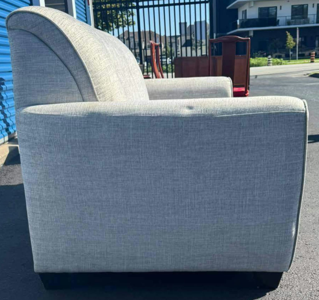 Excellent Condition Grey Sofa, 7ft, Clean and Nice! - image 3 of 5