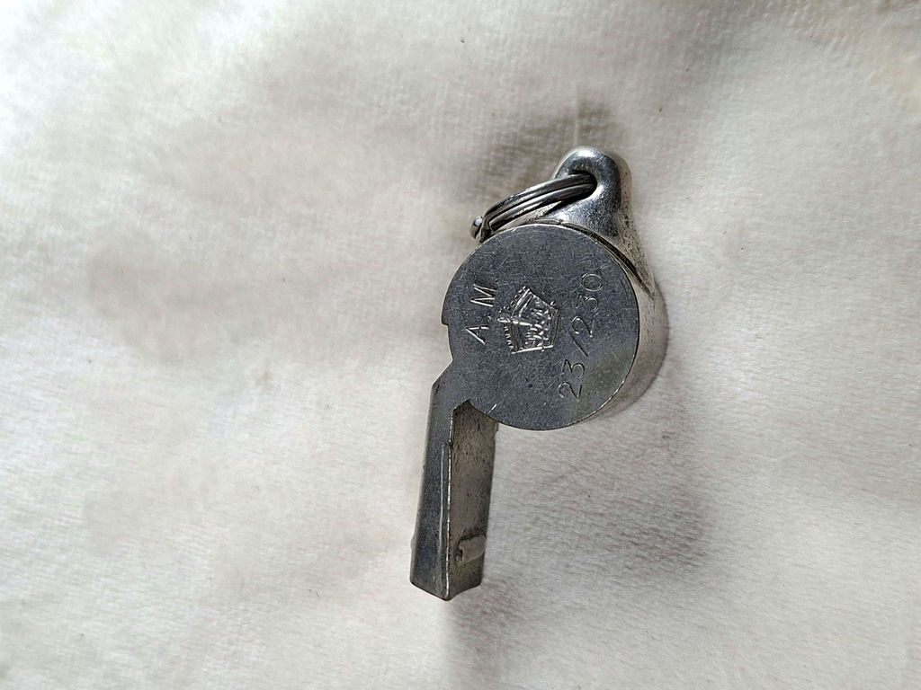 Vintage A.M. 23/230 Metal Whistle - image 2 of 6