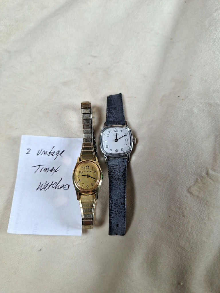 Two Vintage Timex Wristwatches - image 1 of 5