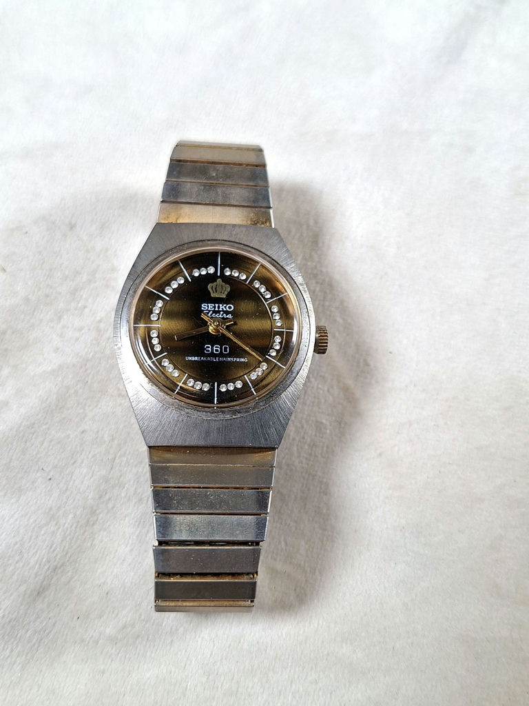 Vintage Seiko Electra Election 360 Wristwatch, With Gems On Dial - image 1 of 7