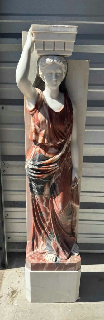 Stunning Life-Size MARBLE Garden Statue Goddess, SUPER HEAVY! - image 1 of 4