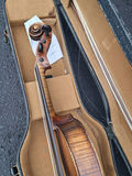 Antique Lifton Violin with Bow and Hard Case, Great Decor Piece, Needs Repairs To Be Playable - thumbnail 10 of 12