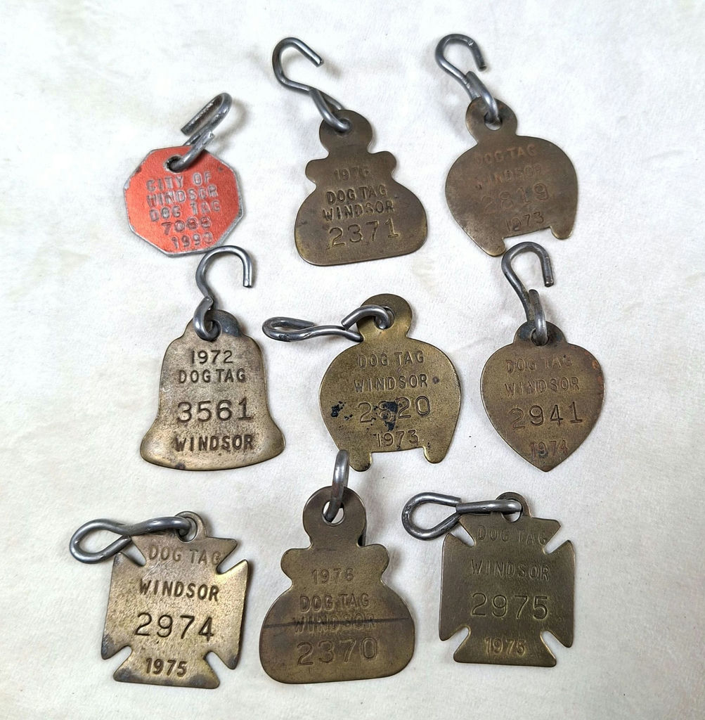 Vintage Windsor Dog Tags Collection 1970s - image 1 of 4