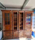 MASSIVE Stunning Solid Wood Wall Unit, Hawaiian Wood, With Storage and Display Space! - thumbnail 1 of 6