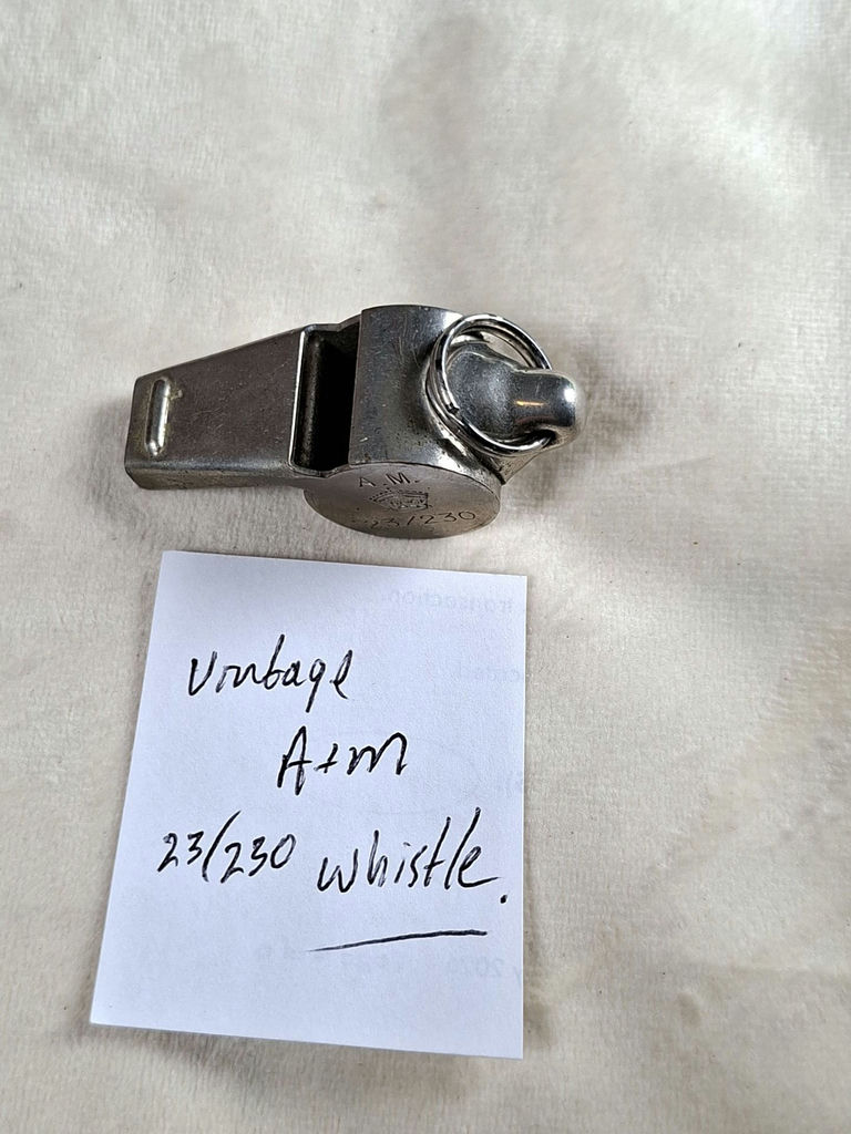 Vintage A.M. 23/230 Metal Whistle - image 1 of 6