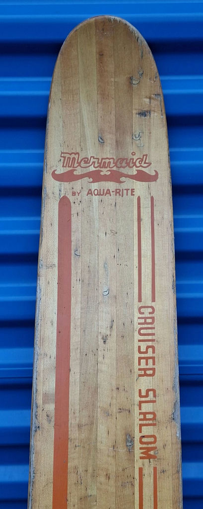 VINTAGE Aqua-Rite Mermaid Cruiser Slalom Water Ski, Cool Decor Piece Or Repurpose For Coat Rack - image 7 of 8