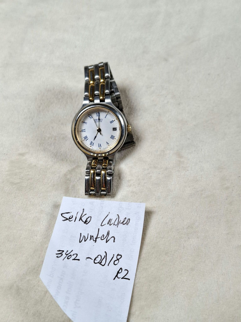 Seiko Quartz Ladies Wristwatch Stainless Steel - image 1 of 7