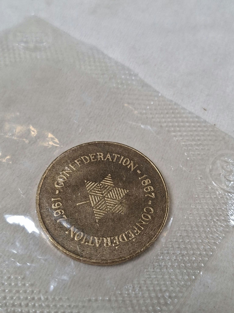 1967 Canada Confederation Token, Uncirculated Condition - image 4 of 5