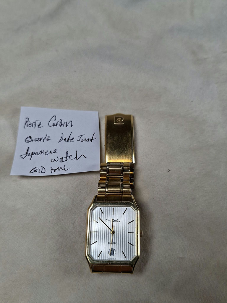 Pierre Cardin Quartz Wristwatch Gold Tone Japanese Watch - image 1 of 7