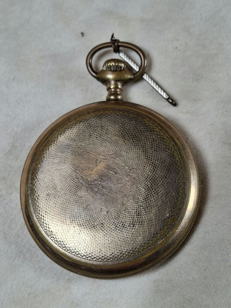 Sable Swiss Pocket Watch, Missing Glass - image 3 of 5