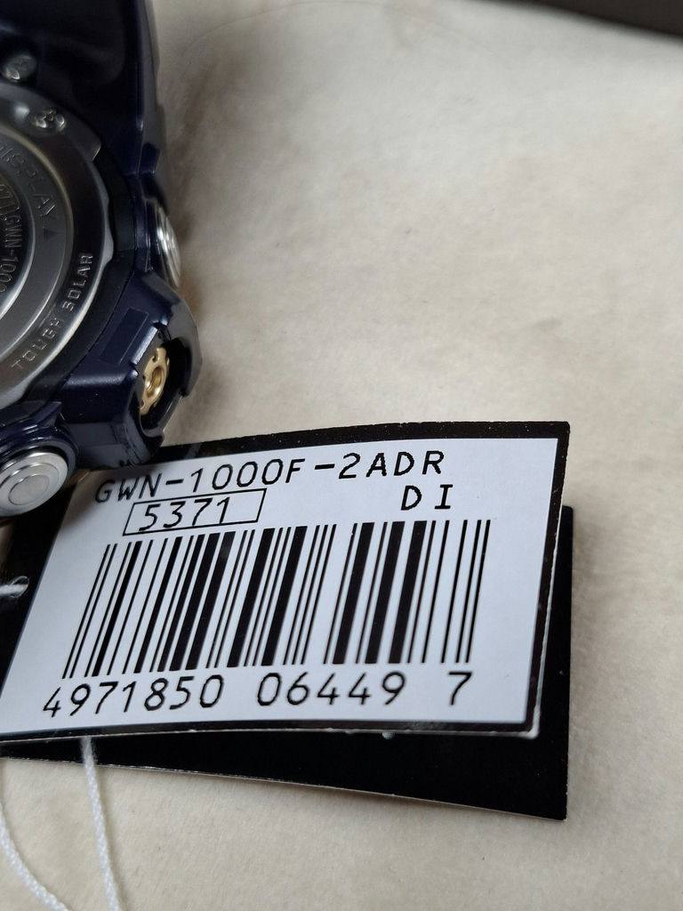 Casio G-Shock GWN-1000F Wristwatch with Box and Manual - image 11 of 13